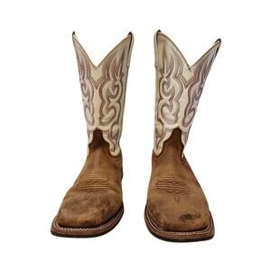 Laredo Mesquite Western Boot Brown Womens Size 10 Medium